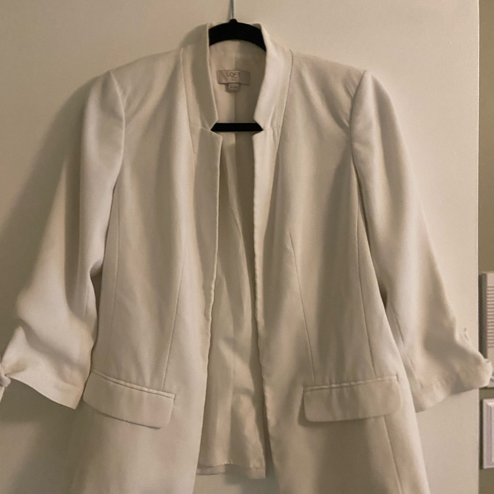 Loft White Blazer
